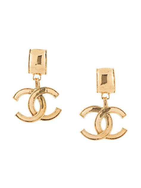 2017 chanel cc dangle earrings|Chanel earrings size guide.